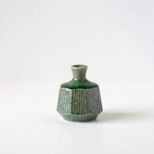 Emerald Octagon Vase
