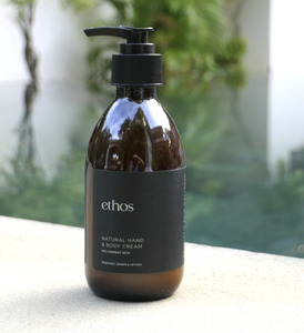 NATURAL HAND & BODY CREAM - Bergamot, Ginger & Vetiver - 250ml