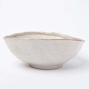 Flax Large Uneven Bowl