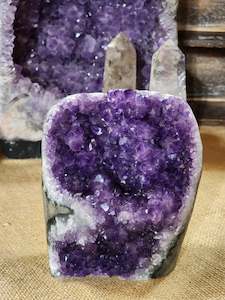 Crystals: A Grade Cut Base Amethyst