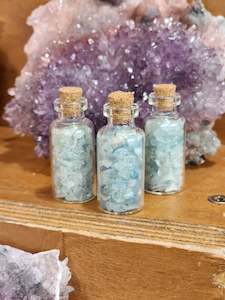 Tumbles: Aquamarine vial
