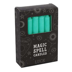 Candles: Magic Spell - Green Luck Spell Candle