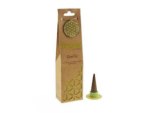Organic Goodness: Organic Goodness Vanilla Incense Cones with Holder