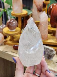 Clear Quartz Flame