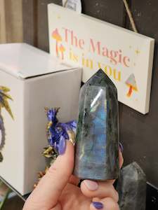 One Of A Kind Finds: Flashy Labradorite Tower