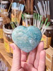 Crystals: Amazonite Heart