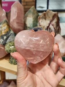 Rose Quartz Heart