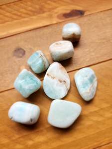 Crystals: Blue Caribbean Calcite Tumble