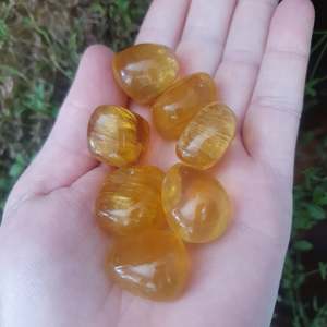 Yellow Fluorite Tumble