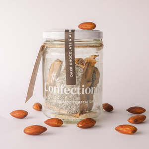 The Confectionist: Dark Chocolate & Almond Toffee | 85g Jar