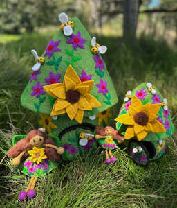 Sunflower Fairy House Large