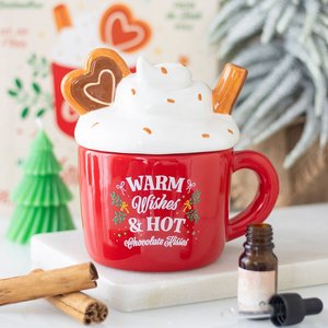 Homeware Incense Burners: Hot Chocolate Mug Shaped Oil Burner