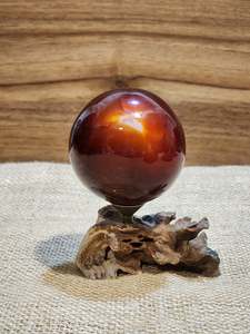 Carnelian Sphere "Rowan"