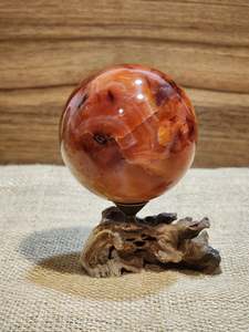 Carnelian Sphere "Oak"
