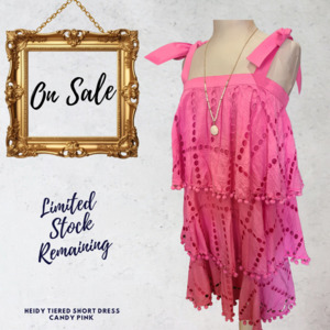 Products: Anannasa Heidy Short Dress Boho Chic