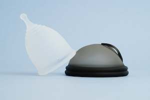 100% medical-grade silicone: bohokiwi Menstrual Cup & Menstrual Disc Set