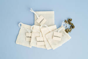 Accessories: bohokiwi Reusable Unbleached 100% Cotton Tea Bags - 5 Pack