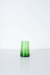 Drinkware: Moroccan Green Coneshaped Glass - Extra Large