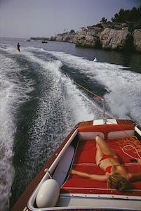 Art Prints: SLIM AARONS 'LEISURE IN ANTIBES' PHOTOGRAPHIC PRINT