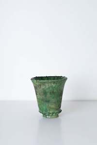 Vases: Moroccan Green Vase/Wine Cooler