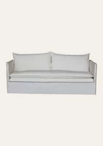 Furniture 1: Malta Slip Cover 3 Seater Sofa - Cloud