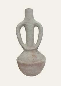 Moroccan Ceramaics: Sculptural Tamegroute Vessel