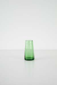 Moroccan Glassware: Moroccan Green Coneshaped Champagne Glass