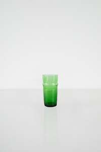 Moroccan Glassware: Moroccan Green Beldi Glass - Extra Large