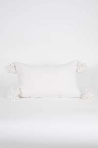 Cushions 1: Pom Pom Cushion - White