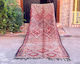 VINTAGE RUG RED velvet 380X 185 (0304)