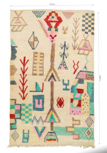 New Moroccan Rug 154X248 (0305)
