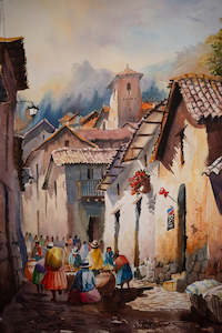 Art Prints: Maria  - Ollaytambo