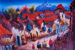 Art Prints: Valentine - Autumn Cusco