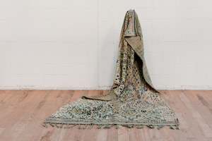 Zumarrad Emerald 310 x 175 mm Vintage Moroccan Boujaad Rug