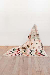 Meral- Gazelle- 310 x 215 mm- New Moroccan Beni M'Rirt Rug