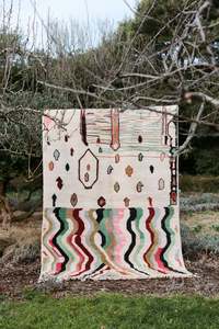 New Moroccan Rugs: Abstract geometric pattern New Moroccan Beni M'Rirt Rug 3100 x 2150 mm