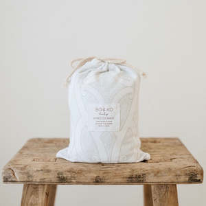 Cot Sheets: Fitted Cot Sheet | Te Pātiki Grey
