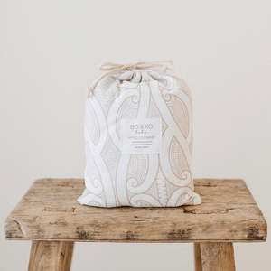Cot Sheets: Fitted Cot Sheet | Te Pātiki Mocha