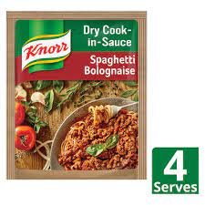 Products: Knorr Dry Cook in Sauce Spaghetti Bolognaise - BOK 2023