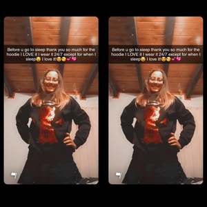 Aaliyah wears Bold’s Good AF / Bad AF Sequin hoodie in Te Aramutu, NZ