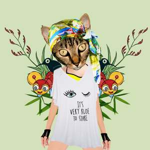 Nzposters: Downloadable It's very rude to stare Kiwiana Poster