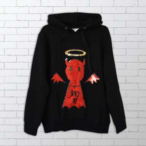 Bold Clothing: Angel / Devil Sequin Hoodie