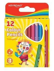 Colouring Pencils: Keyroad Mini Colouring Pencils 12PK