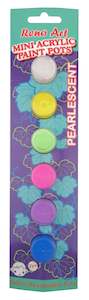 Art: Mini Acrylic Paint Pots (6ml) 6PK - Pearlescent