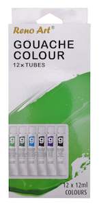 Art: Gouache Colour Paint Set (12ml Tubes) 12PK