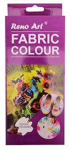Art: Fabric Colour Paint Set (12ml Tubes) 12PK