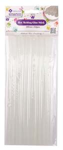 Craft Hot Glue Sticks (Dia:7mm X L:20cm) 12PK - Clear