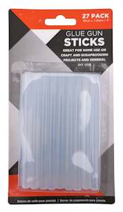 Hot Glue Gun Sticks (Dia:7mm x L:10cm) 27PK