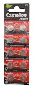 Electronics: Camelion Alkaline Cell Battery 10PK - AG13
