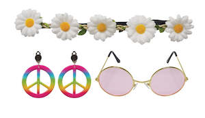 Halloween: Hippie Ladies Accessories Set